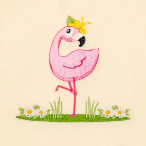 Matriz de bordado Flamingo Gracioso