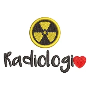 Matriz de bordado Logo de Radiologia