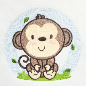 Matriz de bordado Macaco Baby