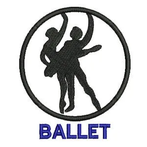 Matriz de bordado Bailarina 17