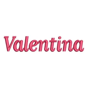 Matriz de bordado Nome Valentina