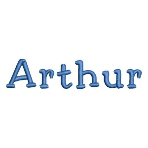 Matriz de bordado Nome Arthur
