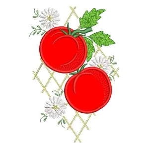 Matriz de bordado Semana Tomate (Aplique)