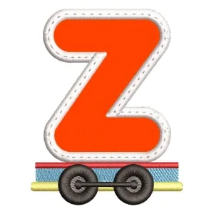 Matriz de bordado Monograma Trenzinho Letra Z (Aplique)