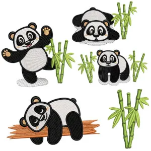 Pacote de Matrizes Ursos Panda I