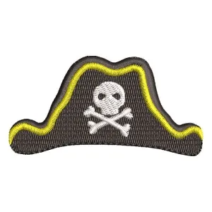 Matriz de bordado Chapéu de Pirata