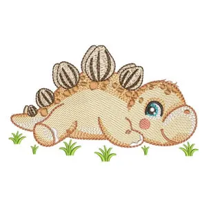 Matriz de bordado Baby Dino (Pontos Leves)