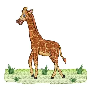 Matriz de bordado Girafa