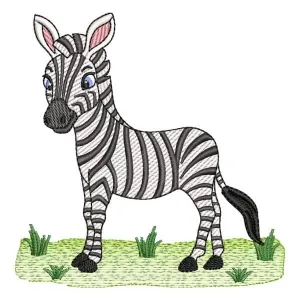 Matriz de bordado Zebra