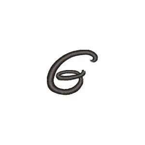 Matriz de bordado Alfabeto Disney G