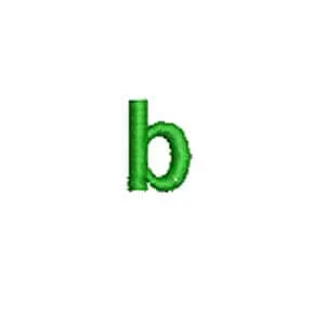 Matriz de bordado Monograma Arial b
