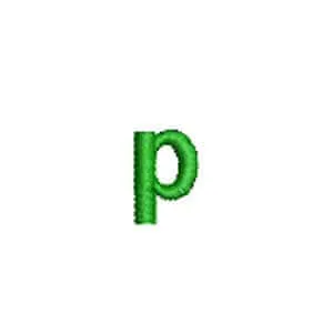 Matriz de bordado Monograma Arial p