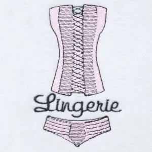 Matriz de Bordado  lingerie 1