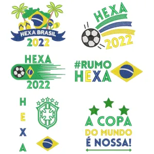 Pacote de Matrizes Brasil Hexa