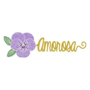 Matriz de Bordado  Amor Perfeito Amorosa