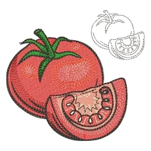 Matriz de bordado Tomate
