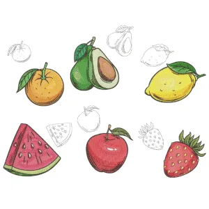 Pacote de Matrizes Frutas