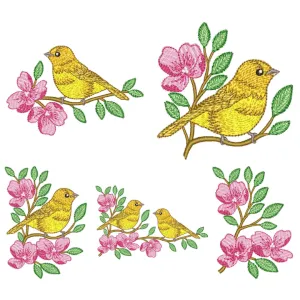 Pacote de Matrizes Pássaros e Flores