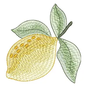 Matriz de bordado Limão (Realístico) 