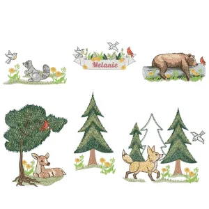 Pacote de Matrizes Animais na Floresta (Pontos Leves)