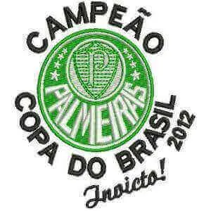 Matriz de bordado Palmeiras Copa do Brasil 1