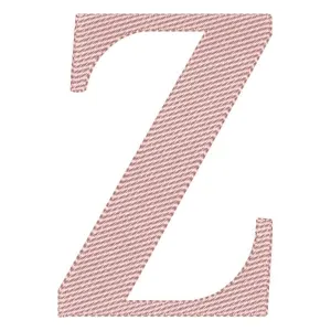Matriz de Bordado  Alfabeto de Forma Letra Z