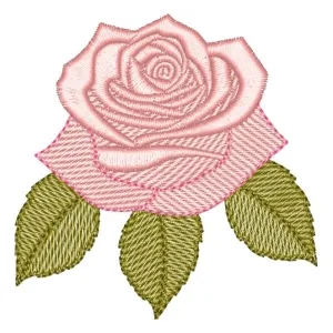 Matriz de bordado Rosa (Pontos Leves)