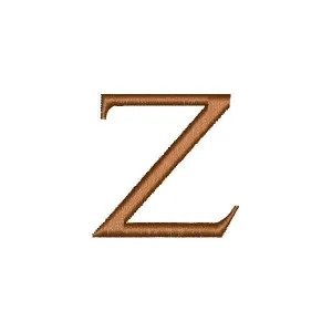 Matriz de bordado Letra Z Simples