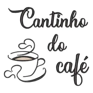 Matriz de bordado Cantinho do Café