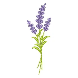 Matriz de bordado Lavanda