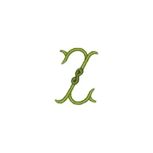 Matriz de bordado Monograma Letra Z