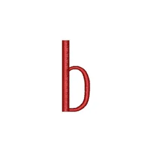 Matriz de bordado Alfabeto Cursivo Letra b