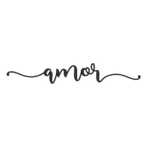 Matriz de bordado Amor