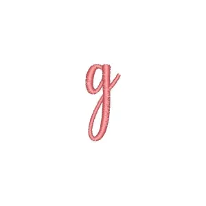 Matriz de bordado Fonte Humble Letra G