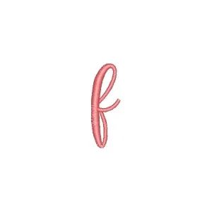 Matriz de bordado Fonte Humble Letra F