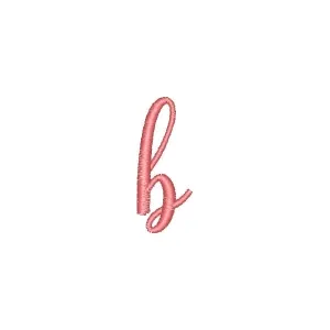Matriz de bordado Fonte Humble Letra B