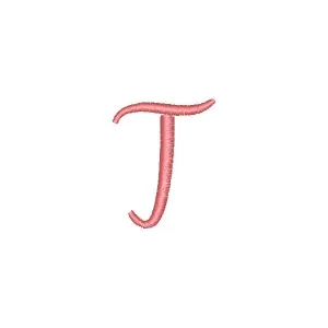 Matriz de bordado Fonte Humble Letra T
