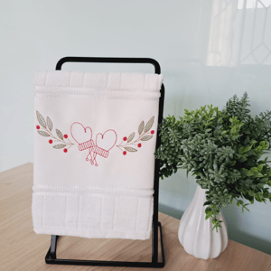 Matriz de bordado Floral Natalino (Pontos Leves)