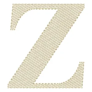 Matriz de bordado Letra Z