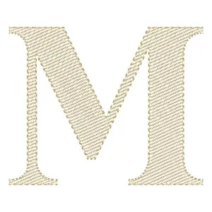 Matriz de bordado Letra M