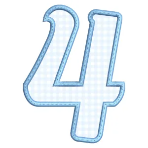 Matriz de bordado Número 4 (Aplique)