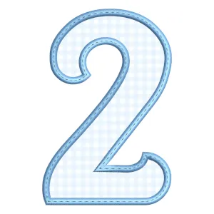 Matriz de bordado Número 2 (Aplique)