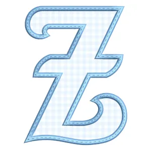 Matriz de bordado Monograma - Letra Z (Aplique)