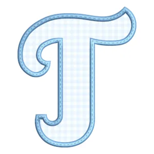 Matriz de bordado Monograma - Letra T (Aplique)