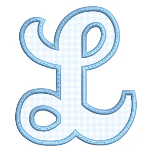 Matriz de bordado Monograma - Letra L (Aplique)
