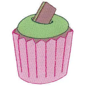 Matriz de Bordado  cupcake 1