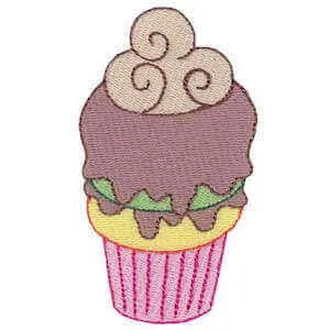 Matriz de bordado cupcake 5