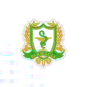 Matriz de bordado Brasão de farmácia (Patch)