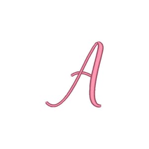 Matriz de bordado Alfabeto Fonte Madeline - Letra A Maiúscula