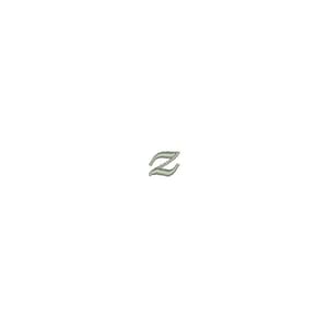 Matriz de bordado Fonte Fisha Script Letra z